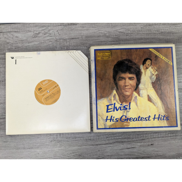 ELVIS! HIS GREATEST HITS 7 LP READERS DIGEST ELVIS PRESLEY COLLECTORS BOX SET