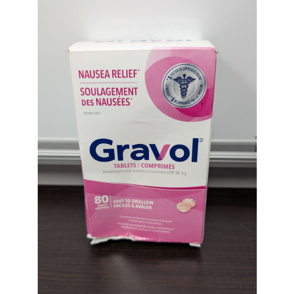 GRAVOL EASY TO SWALLOW TABLETS 50 MG 80 TABLETS