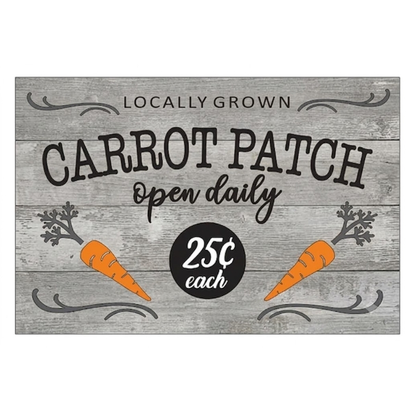 Locally Grown - Carrot Patch - Signage (2 PCS)