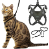 Image 1 : HOUDINI™ ESCAPE PROOF CAT HARNESS AND LEASH SET BY OUTDOOR BENGAL FOR WALKING CATS (M)