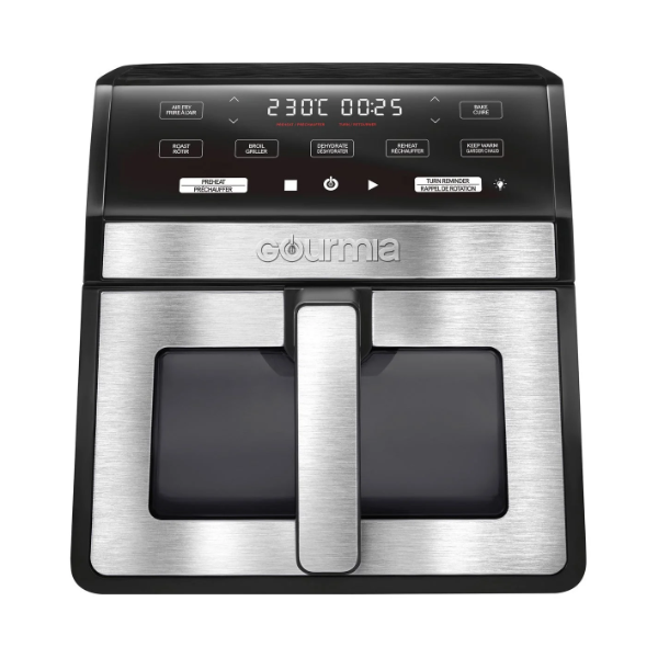 GOURMIA 7.6 L (8 QT.) DIGITAL AIR FRYER WITH TOUCHSCREEN CONTROLS (USED - NO BOX)