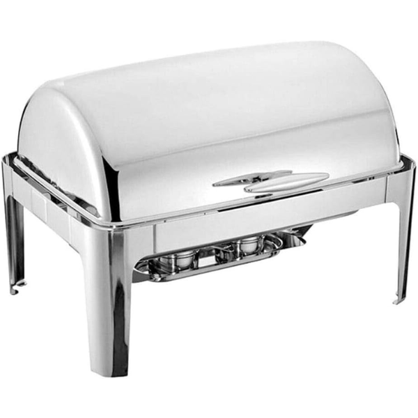 SAGETRA ROLLING STAINLESS STEEL CHAFING DISH (CAPACITY 8.5L)