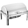 Image 1 : SAGETRA ROLLING STAINLESS STEEL CHAFING DISH (CAPACITY 8.5L)