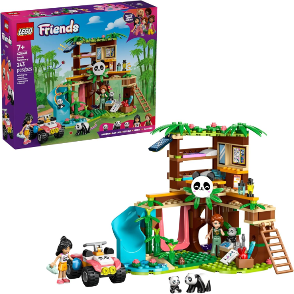 LEGO FRIENDS PANDA SANCTUARY ANIMAL CARE PRETEND PLAY TOY FOR GIRLS & BOYS INTERACTIVE STORYTELLING