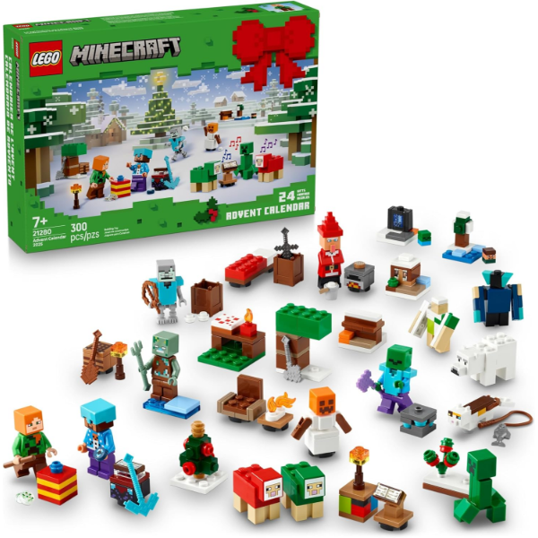 LEGO MINECRAFT ADVENT CALENDAR 2025 BUILDING TOY