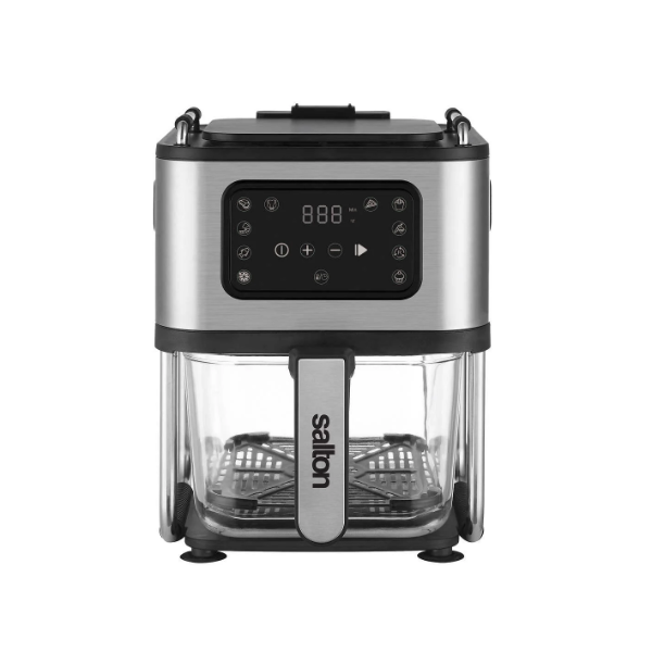 SALTON FLIP AND COOK: 2-IN-1 AIR FRYER & GRILL (USED)