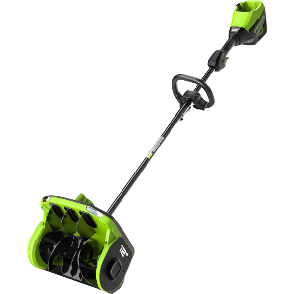 GREENWORKS 80V 12" BRUSHLESS CORDLESS SNOW SHOVEL (USED, NO BOX, NO BATT. NO CHARGER)