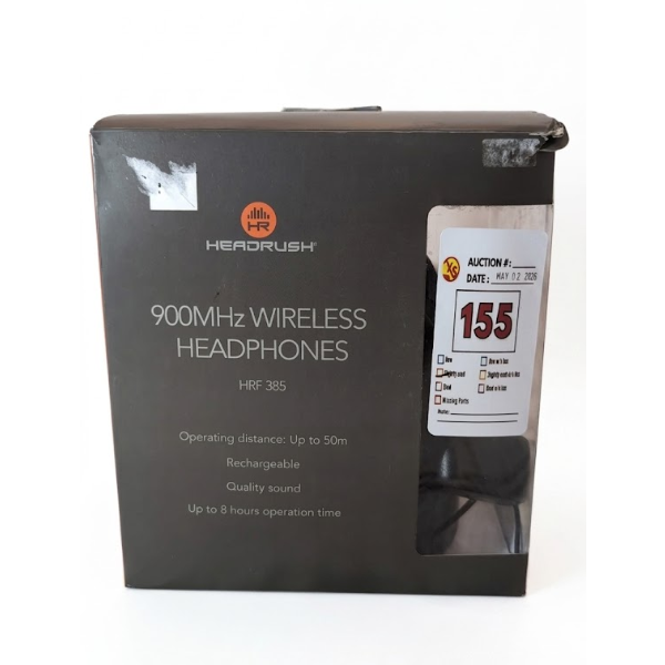 Headrush 900MHz Wireless Headphones (Model HRF 385)