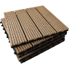 Image 1 : CLICK-DECK COMPOSITE DECKING TILES FOR PATIO, BALCONY, ROOF , PATIO, HOT TUB, DECK -SU