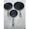 Image 2 : HENCKELS PARADIGM 3-PIECE SKILLET SET TRI-PLY STAINLESS STEEL 3-LAYER NONSTICK -SU
