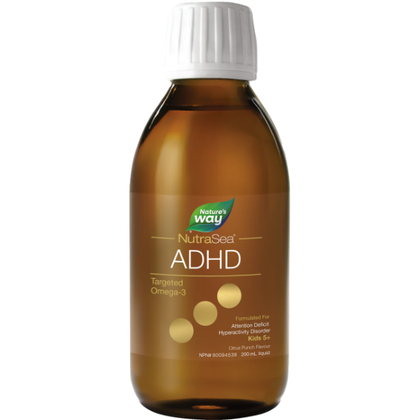 NUTRASEA ADHD TARGETED OMEGA-3, CITRUS PUNCH