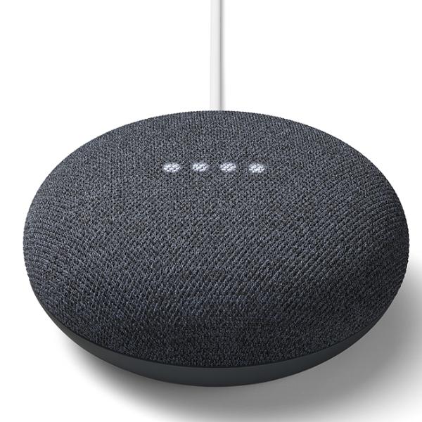 GOOGLE NEST MINI CHARCOAL H2C SPEAKER/UBIO LABSCHARGER CHG1156SG (SLIGHTLY USED)