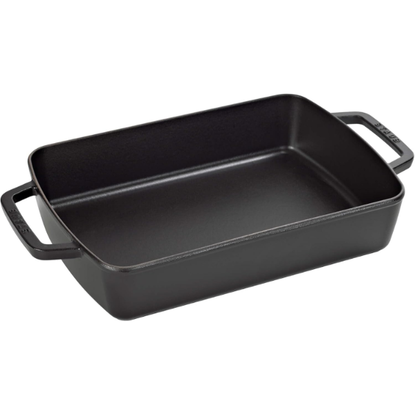 STAUB CAST IRON ROASTING PAN -SUNB