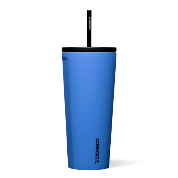 COLD CUP WITH STRAW - PACIFIC BLUE -SU