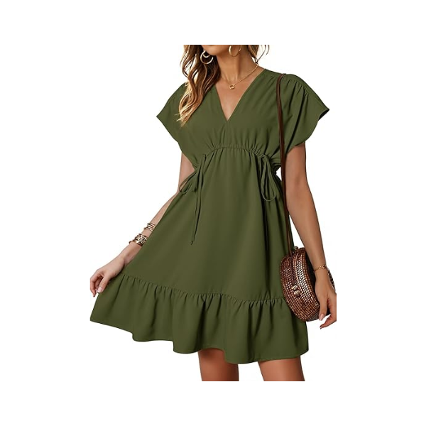 DOKOTOO WOMENS SUMMER DRESSES 2025 SHORT SLEEVE