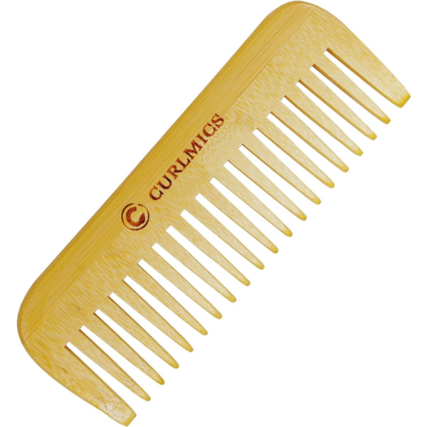 CURLMICS ANTI-STATIC NATURAL BAMBOO ECO-FRIENDLY BRUSH FOR WOMEN MEN KIDS (NEW)