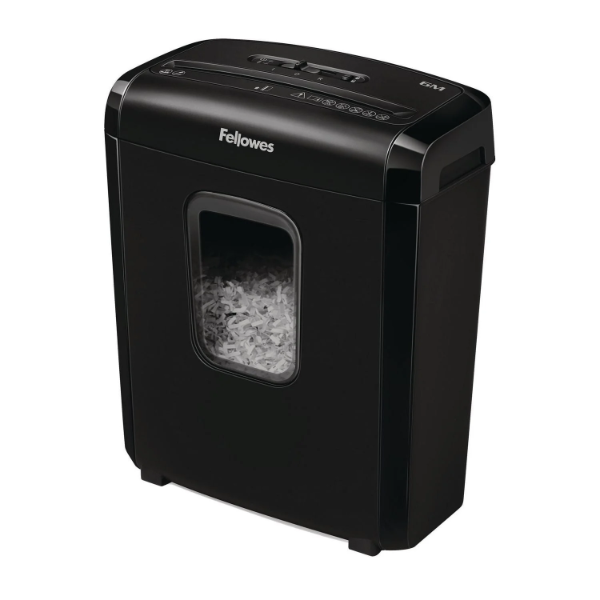 MICROSHRED 6M MICRO-CUT SHREDDER - BLACK (USED, NO BOX)
