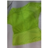 Image 2 : WOMEN 80S T SHIRTS NEON FISHNET MESH TOP OFF SPRING PARTY SHOULDER SIZE XL