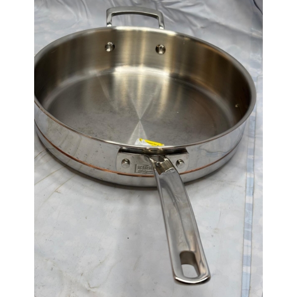 KIRKLAND SIGNATURE ALL CLAD STAINLESS STEEL SAUTÉ SKILLET FRYING PAN (SLIGHTLY USED, NO BOX)