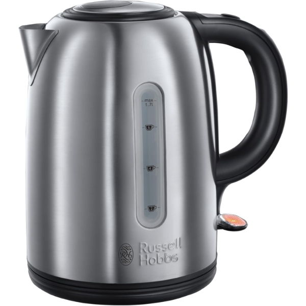 RUSSELL HOBBS SNOWDON STAINLESS STEEL ELECTRIC KETTLE FOR HOME & OFFICE 1.7L -SU