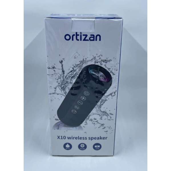 ORTIZAN X10 PORTABLE IPX7 WATERPROOF WIRELESS BLUETOOTH SPEAKER -N