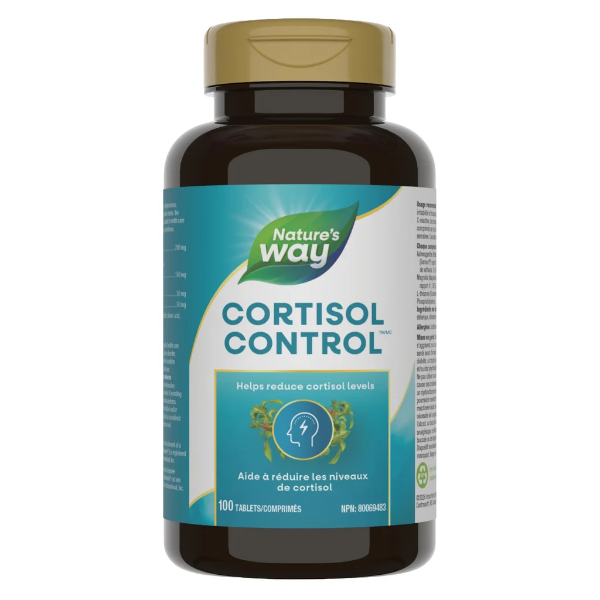 NATURE'S WAY CORTISOL CONTROL, 100 TABLETS -N E: 12/2028