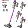 Image 1 : CORDLESS STICK VACUUM CLEANER - 550W POWERFUL HANDHELD VAC WITH HEPA FILTER -N
