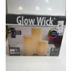 Image 2 : GLOW WICK LED XL COLOUR CHANGING WAX CANDLES WITH REMOTE, 3-PIECES -SU