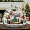 Image 1 : SNOWY HOLIDAY VILLAGE WITH LIGHT AND MUSIC -SU
