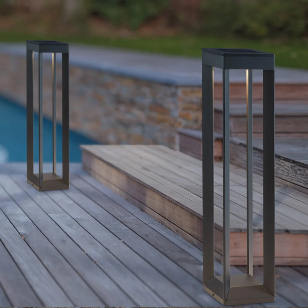 SOLAR PATHWAY BOLLARD LIGHT PACK OF 2 -SU