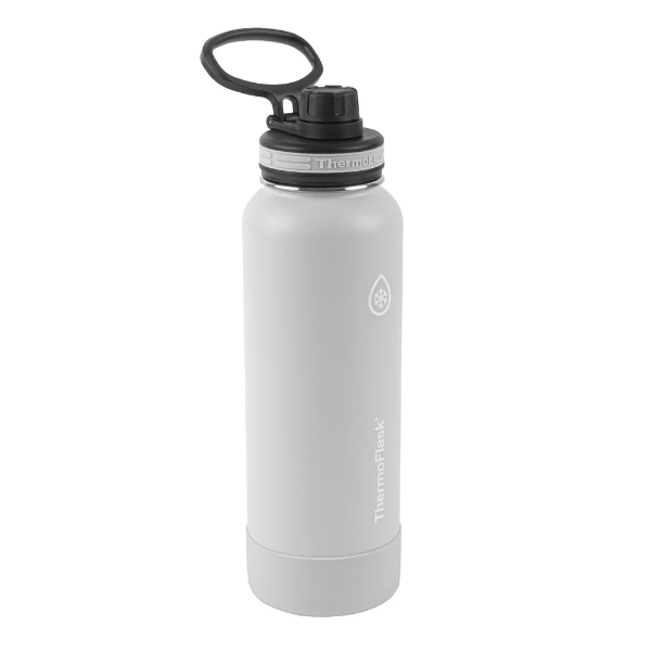 THERMOFLASK 40OZ WATER BOTTLE BLACK/ICE GRAY (USED)