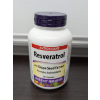 Image 2 : WEBBER NATURALS RESVERATROL WITH GRAPE SEED EXTRACT 90 CAPSULES -N, E: 2029