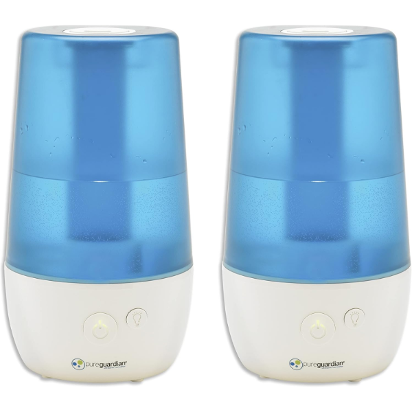 PURE GUARDIAN H9652PK ULTRASONIC COOL MIST HUMIDIFIER (USED, ONE NOT WORKING PERFECTS)
