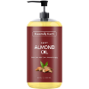 Image 1 : SWEET ALMOND OIL 16.9 FL OZ - 100% PURE AND NATURAL AND COLD PRESSED (2 BOTTLES IN A SET)