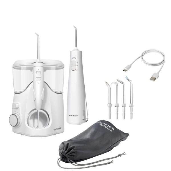 WATERPIK ULTRA PLUS & CORDLESS ENHANCE WATER FLOSSER COMBO PACK -N