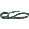Image 1 : DOG COLLAR LEASH SET, CAMOUFLAGE PATTERN, POLYESTER MATERIAL (NEW)
