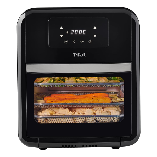 T-FAL EASY FRY 9-IN-1 XXL DIGITAL OVEN AND GRILL AIR FRYER, BLACK