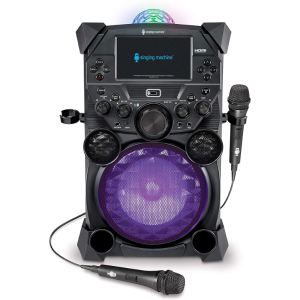 SINGING MACHINE HOME KARAOKE SYSTEM (SLIGHTLY USED, NO BOX, MIC INCLUDED)