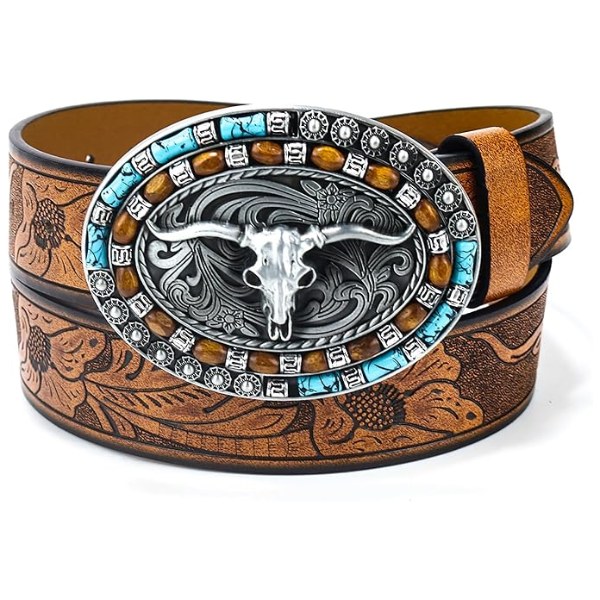 UTALY WESTERN COWBOY COWGIRL LEATHER BELTS