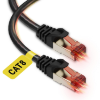 Image 1 : ULTRA CLARITY CABLES CAT 8 ETHERNET CABLE 10 FT [2 PACK]