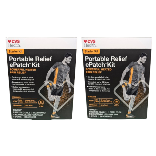 CVS HEALTH - PORTABLE RELIEF EPATCH REFILLS (2 PCS)