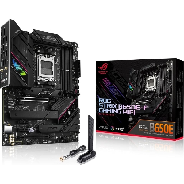 ASUS ROG STRIX B650E-F GAMING WIFI AMD B650 AM5 RYZEN™ DESKTOP 9000 8000 & 7000 ATX MOTHERBOARD