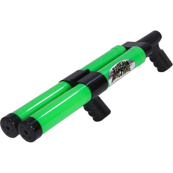STREAM MACHINE WATER GUN LAUNCHER - DOUBLE BARREL WATER BLASTER -SU