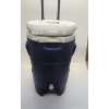 Image 2 : IGLOO 5 GALLON WHEELED PORTABLE SPORTS COOLER WATER BEVERAGE DISPENSER WITH FLAT SEAT LID -SUMP