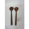 Image 2 : HANDMADE ACACIA WOOD SALAD SERVERS, SPOON & FOR -N