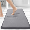 Image 1 : MEMORY FOAM BATH MAT 30X20, EXTRA SOFT AND ABSORBENT BATHROOM MATS