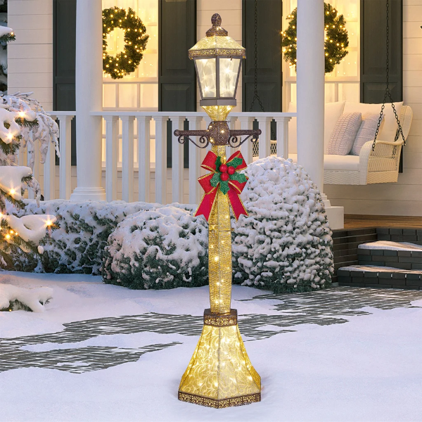LAMP POST WITH 120 LED LIGHTS -SU