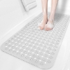 Image 1 : SHOWER MAT NON SLIP,  EXTRA SAFE STANDING BATHTUB MAT, BATHROOM ACCESSORIES