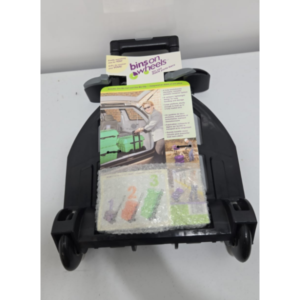 BINS ON WHEELS FOLDING HAND TRUCK AND CART (NEW)