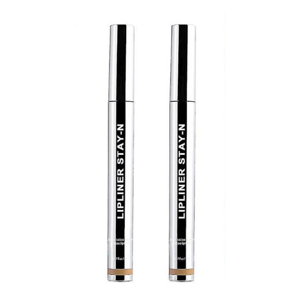  SACHEU PEEL OFF LIP LINER STAY N 2 PACK N00HDE TRUE NUDE AND P-INKED -N, NO BOX